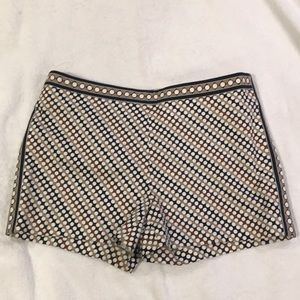 Michael Kors Womens Polka Dot Micro Shorts